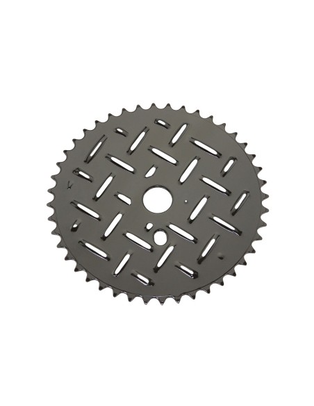 Steel Chainring Cw375b 44t 1/2 X 1/8 Black/Chrome.